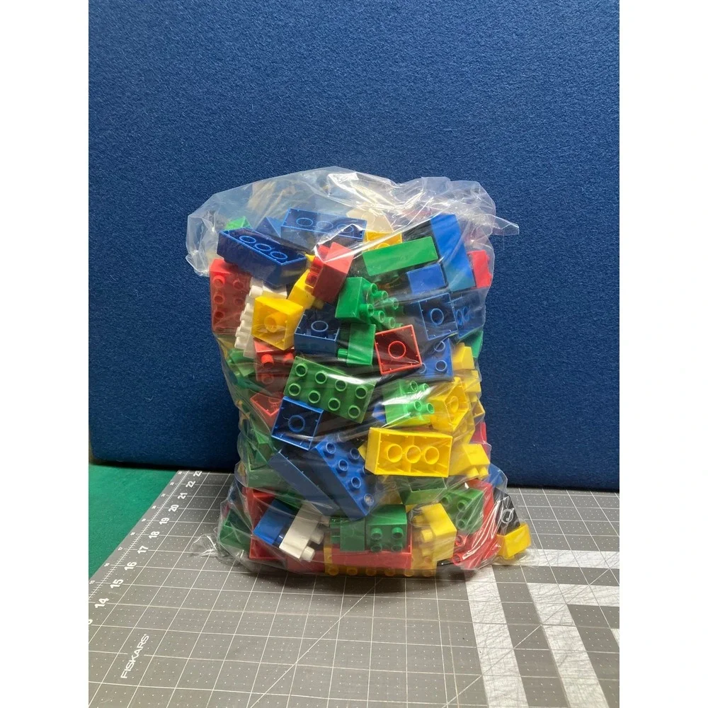 Lego Duplo Assorted Bricks Blocks 3.5 Pounds Bulk Lot Clean Normal Wear
